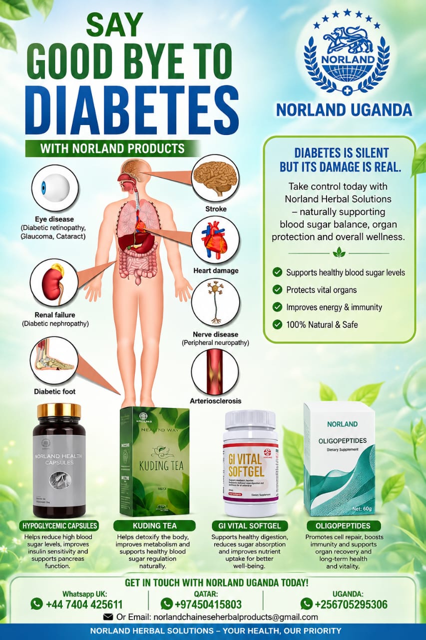 SAY GOOD BYE TO DIABETES WITH NORLAND SAPLIMENTS 