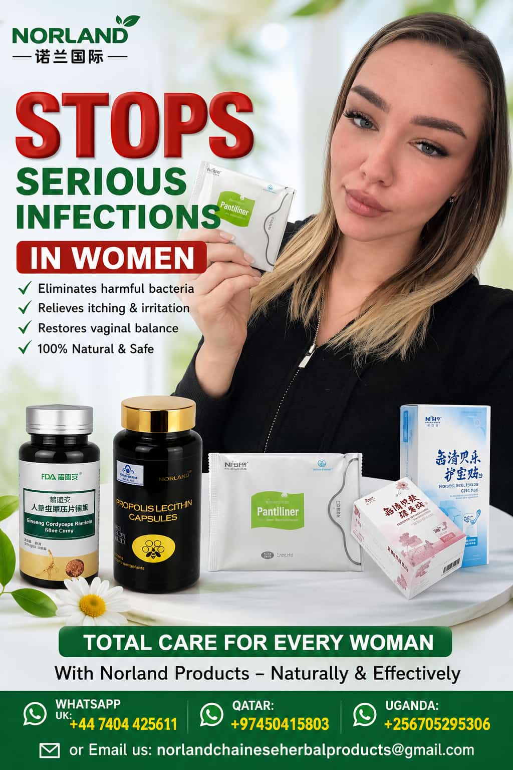 INFECTION SOLUTION PACK FOR WOMEN 
